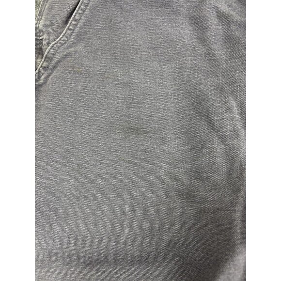Carhartt Pants Mens 36x32 Gray Relaxed Fit Canvas Work Utility Carpenter Rugged - Picture 7 of 9
